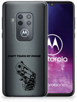 B2Ctelecom Motorola One Zoom Silicone-hoesje Gun DTMP