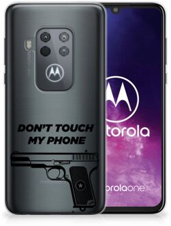 B2Ctelecom Motorola One Zoom Silicone-hoesje Pistol DTMP