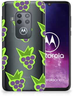 B2Ctelecom Motorola One Zoom Siliconen Case Druiven