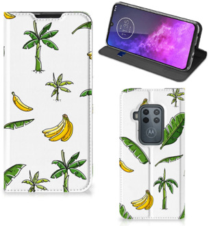 B2Ctelecom Motorola One Zoom Smart Cover Banana Tree