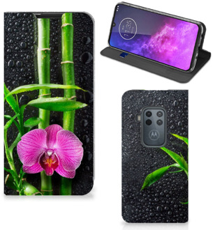 B2Ctelecom Motorola One Zoom Smart Cover Orchidee