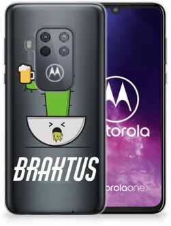 B2Ctelecom Motorola One Zoom Telefoonhoesje met Naam Braktus