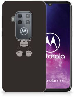 B2Ctelecom Motorola One Zoom Telefoonhoesje met Naam Gorilla