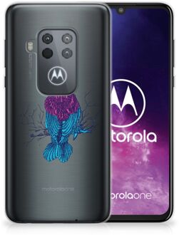 B2Ctelecom Motorola One Zoom Telefoonhoesje met Naam Merel