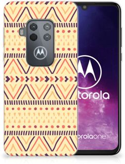 B2Ctelecom Motorola One Zoom TPU bumper Aztec Yellow