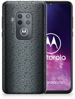 B2Ctelecom Motorola One Zoom TPU bumper Stripes Dots