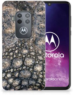 B2Ctelecom Motorola One Zoom TPU Hoesje Krokodillenprint