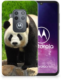 B2Ctelecom Motorola One Zoom TPU Hoesje Panda