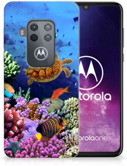 B2Ctelecom Motorola One Zoom TPU Hoesje Vissen