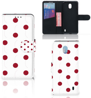 B2Ctelecom Nokia 1 Plus Book Cover Cherries