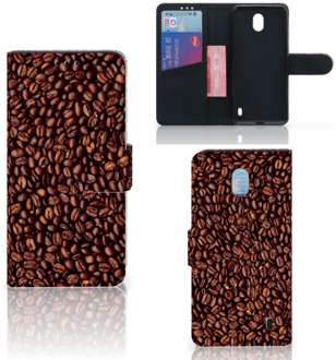 B2Ctelecom Nokia 1 Plus Book Cover Koffiebonen