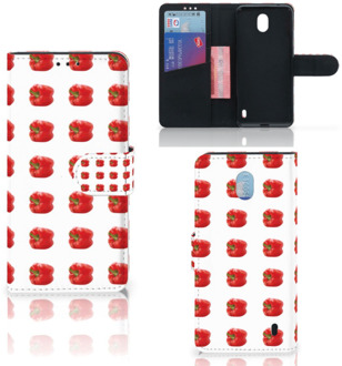 B2Ctelecom Nokia 1 Plus Book Cover Paprika Red