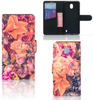 B2Ctelecom Nokia 1 Plus Hoesje Bosje Bloemen