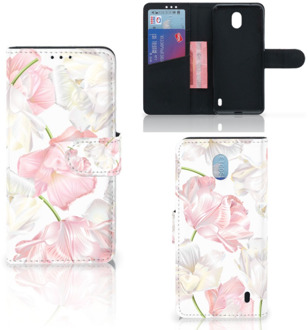 B2Ctelecom Nokia 1 Plus Hoesje Lovely Flowers