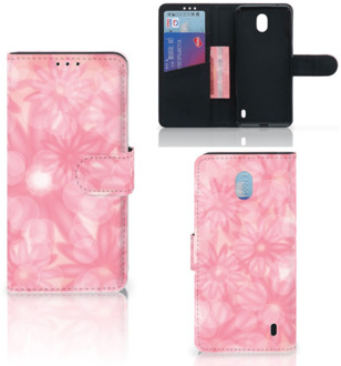 B2Ctelecom Nokia 1 Plus Hoesje Spring Flowers