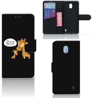 B2Ctelecom Nokia 1 Plus Leuk Hoesje Giraffe