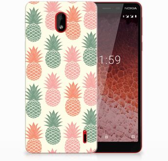 B2Ctelecom Nokia 1 Plus TPU Hoesje Design Ananas