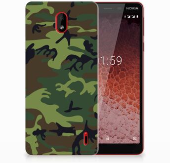 B2Ctelecom Nokia 1 Plus TPU Hoesje Design Army Dark