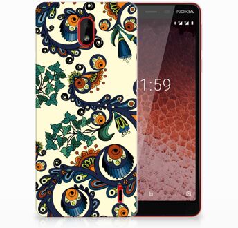 B2Ctelecom Nokia 1 Plus TPU Hoesje Design Barok Flower