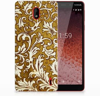 B2Ctelecom Nokia 1 Plus TPU Hoesje Design Barok Goud