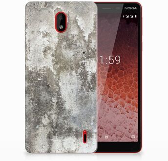 B2Ctelecom Nokia 1 Plus TPU Hoesje Design Beton