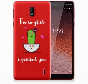 B2Ctelecom Nokia 1 Plus TPU Hoesje Design Cactus Glad