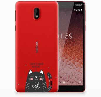 B2Ctelecom Nokia 1 Plus TPU Hoesje Design Cat Good Day