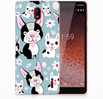 B2Ctelecom Nokia 1 Plus TPU Hoesje Design Hondjes