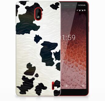 B2Ctelecom Nokia 1 Plus TPU Hoesje Design Koeienvlekken