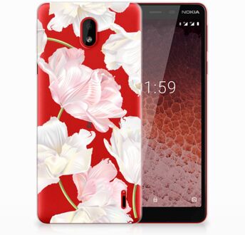 B2Ctelecom Nokia 1 Plus TPU Hoesje Design Lovely Flowers