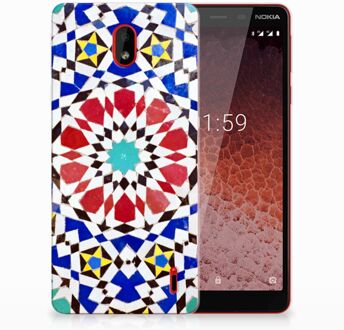 B2Ctelecom Nokia 1 Plus TPU Hoesje Design Mozaïek