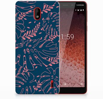 B2Ctelecom Nokia 1 Plus TPU Hoesje Design Palm Leaves