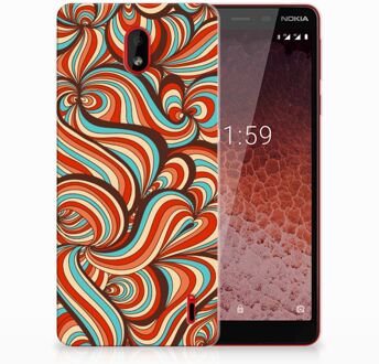 B2Ctelecom Nokia 1 Plus TPU Hoesje Design Retro