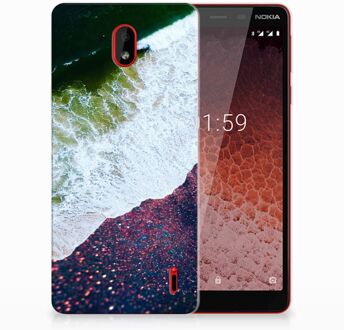 B2Ctelecom Nokia 1 Plus TPU Hoesje Design Sea in Space