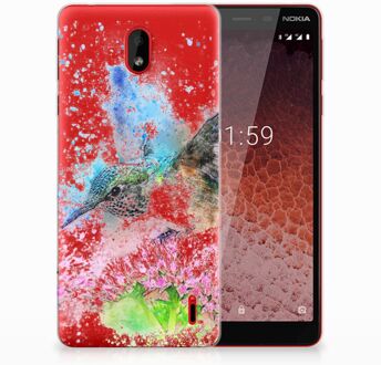 B2Ctelecom Nokia 1 Plus TPU Hoesje Design Vogel