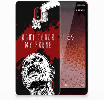 B2Ctelecom Nokia 1 Plus TPU Hoesje Design Zombie Blood