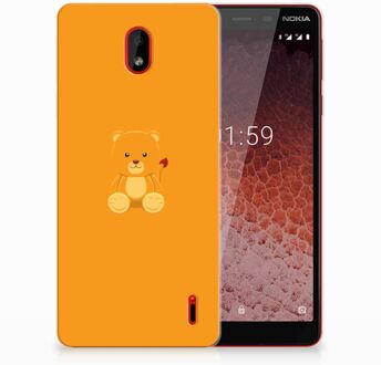 B2Ctelecom Nokia 1 Plus Uniek TPU Hoesje Baby Beer