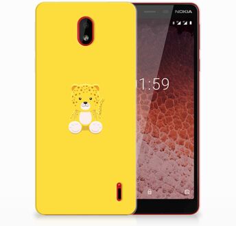 B2Ctelecom Nokia 1 Plus Uniek TPU Hoesje Baby Lepperd