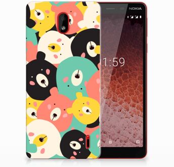 B2Ctelecom Nokia 1 Plus Uniek TPU Hoesje Bears