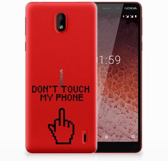 B2Ctelecom Nokia 1 Plus Uniek TPU Hoesje Finger DTMP