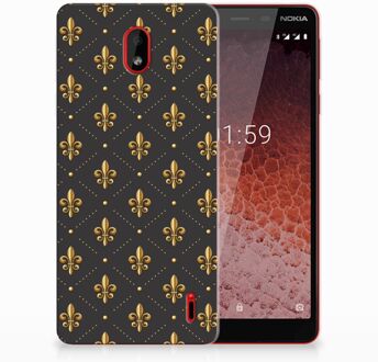 B2Ctelecom Nokia 1 Plus Uniek TPU Hoesje Franse Lelie