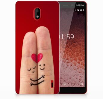 B2Ctelecom Nokia 1 Plus Uniek TPU Hoesje Liefde