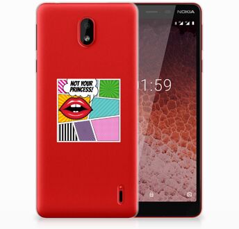 B2Ctelecom Nokia 1 Plus Uniek TPU Hoesje Popart Princess