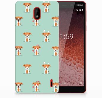 B2Ctelecom Nokia 1 Plus Uniek TPU Hoesje Pups