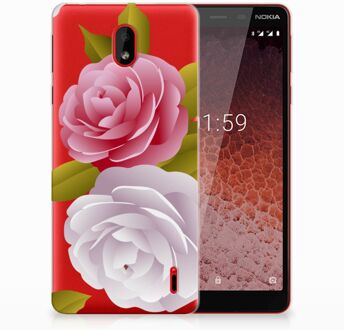 B2Ctelecom Nokia 1 Plus Uniek TPU Hoesje Roses