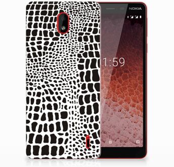 B2Ctelecom Nokia 1 Plus Uniek TPU Hoesje Slangenprint