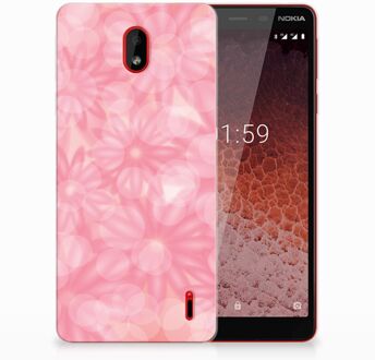 B2Ctelecom Nokia 1 Plus Uniek TPU Hoesje Spring Flowers