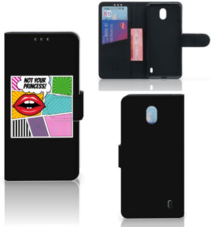 B2Ctelecom Nokia 1 Plus Wallet Case met Pasjes Popart Princess