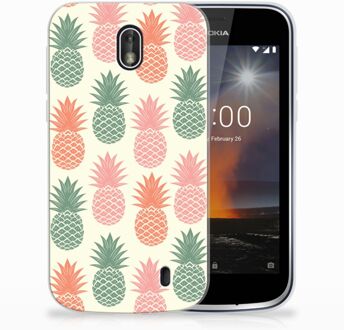 B2Ctelecom Nokia 1 TPU Hoesje Design Ananas