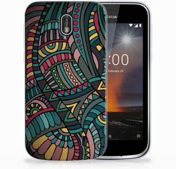 B2Ctelecom Nokia 1 TPU Hoesje Design Aztec